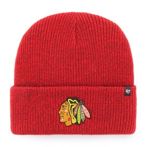 47' Brand Čepice NHL 47 Brand Cuff Knit Brain Freeze SR, Senior, Chicago Blackhawks
