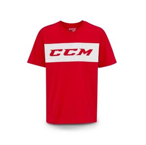 CCM Triko CCM True2Hockey Cotton Tee SR, červená, Senior, S