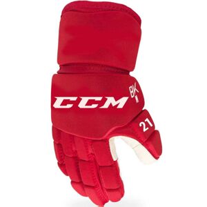 CCM Hokejbalové rukavice CCM 8K, červená, 11", S