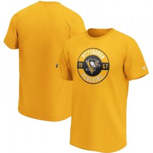 Fanatics Triko Fanatics Iconic Circle Start Graphic SR, žlutá, Senior, XL, Pittsburgh Penguins